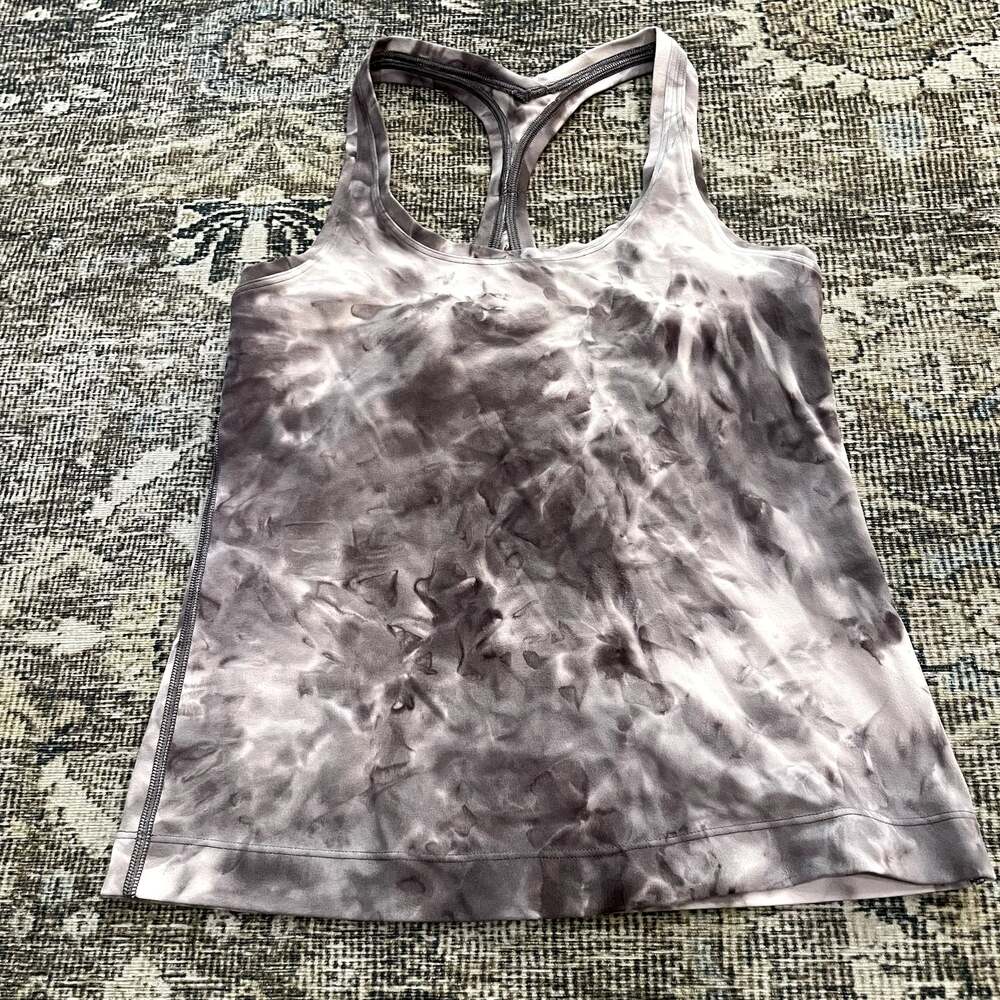 Lululemon Align Waist-Length Racerback Tank Top Diamond Dye Women's Size 6